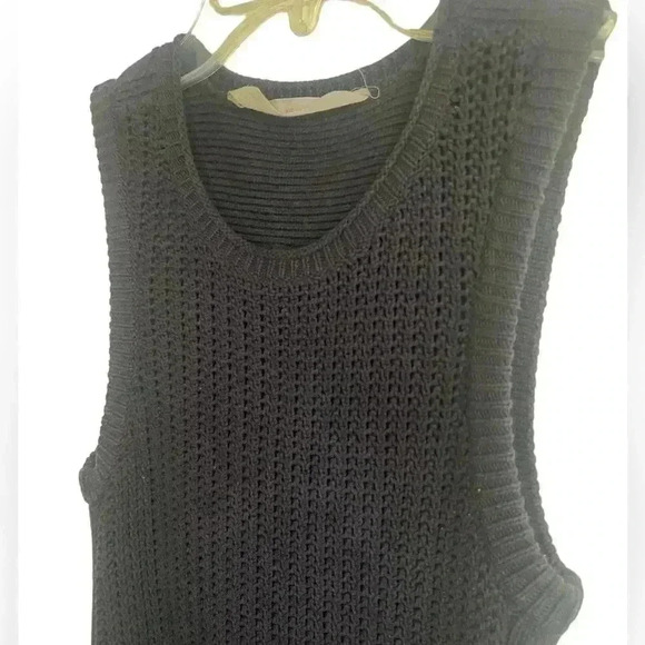 Athleta Knit Navy Blue Tank Top High-Low Hem Size XS - Picture 1 of 10